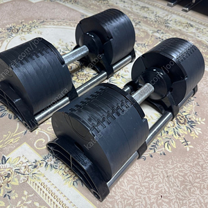 누오 덤벨 32kg 세트 + 무게 조절 추 0.5kg 4개