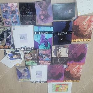 엑소 카이 백현 앨범들 사진 cd 새것들