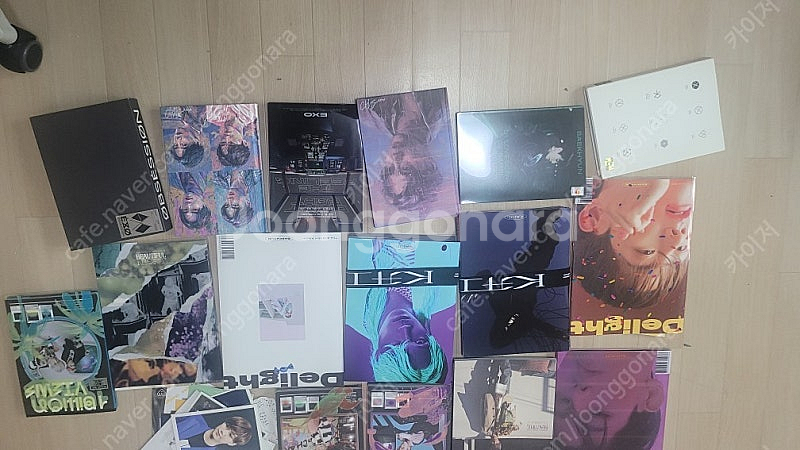 엑소 카이 백현 앨범들 사진 cd 새것들--1