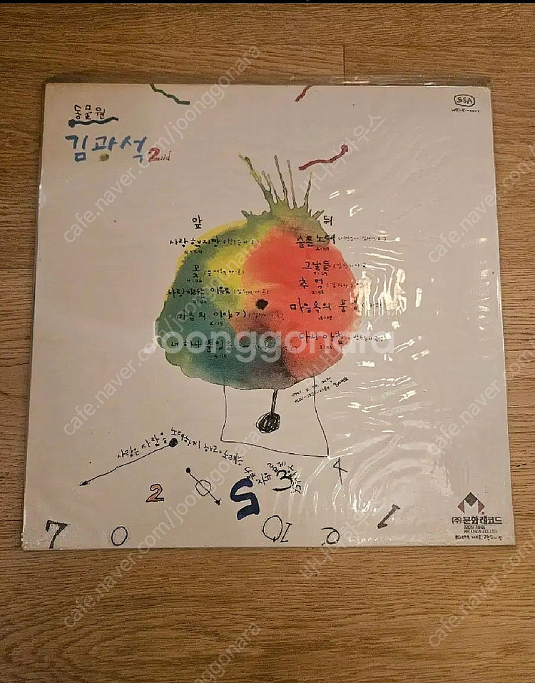 김광석 2집 초반 미개봉 LP--1