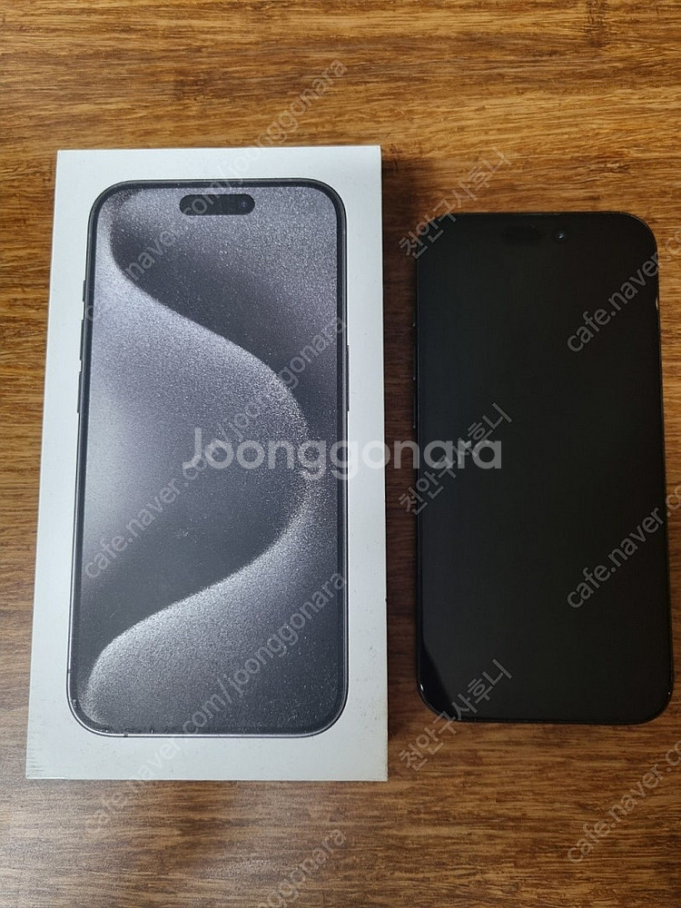 아이폰 15 pro 256gb 티타늄 블랙 S급--6