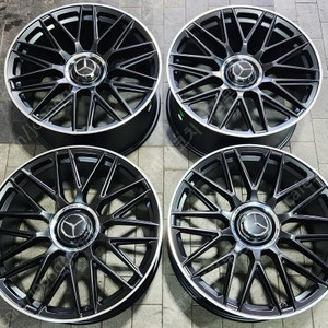 20인치 벤츠 S63 AMG E st 무광블랙 림폴리쉬 신품휠 1대분