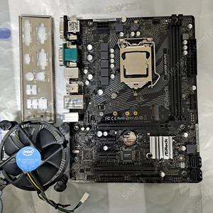 i3-10100F CPU + H410M 보드 세트 판매