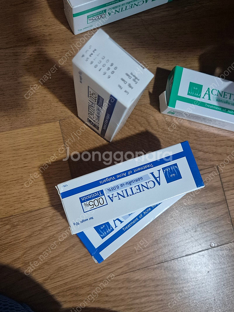 태국 약국 아크네 용량별 두개씩--1