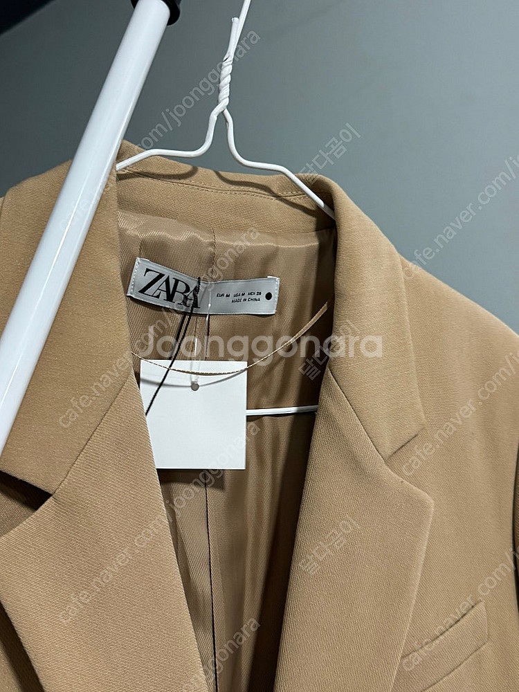 ZARA 라이트카멜 블레이저 팬츠 셋업 (M사이즈)--5