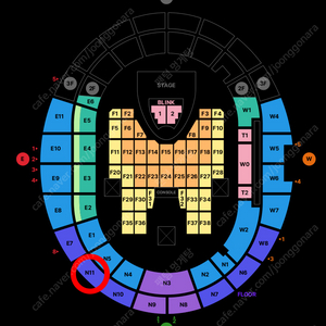 (7/6) 블랙핑크 콘서트 막콘 지정석 2연석 양도