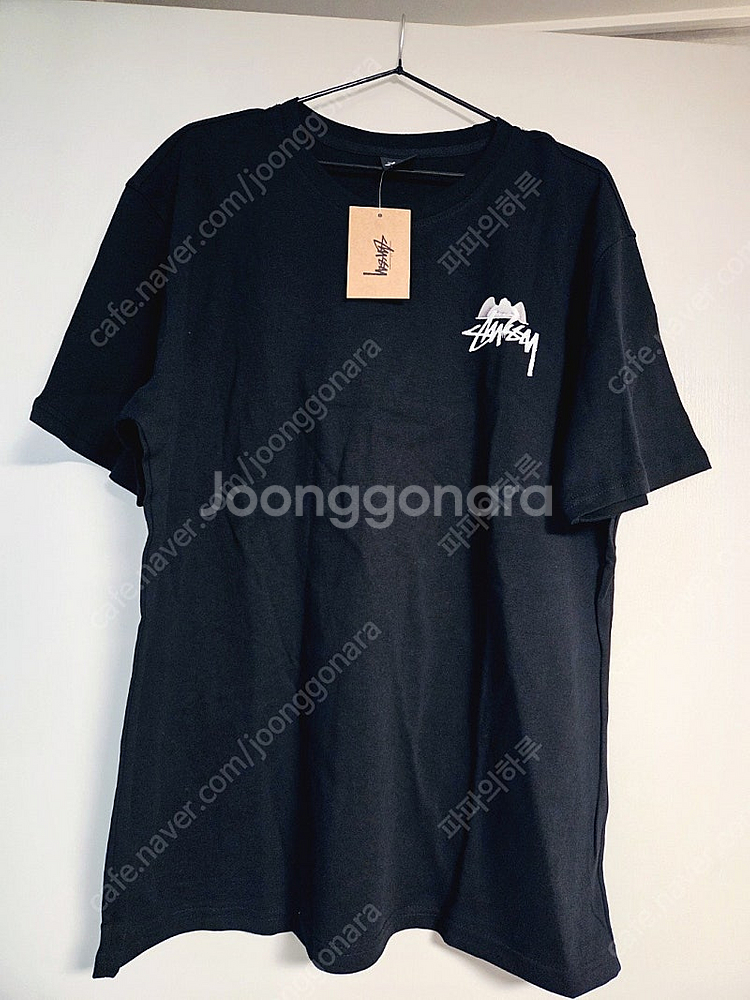 스투시 8볼 엔젤 블랙 반팔티 XXL 새상품--1