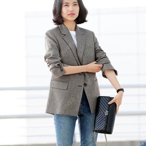 프론트로우 울 캐시미어 자켓 브라운 6사이즈