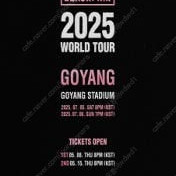 (최저가)BLACKPINK 2025 WORLD TOUR IN GOYANG 블랙핑크 콘서트 티켓 양도[선결제X]