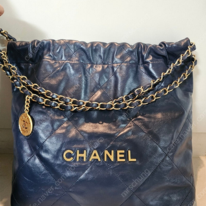 샤넬 22백 미듐 풀박