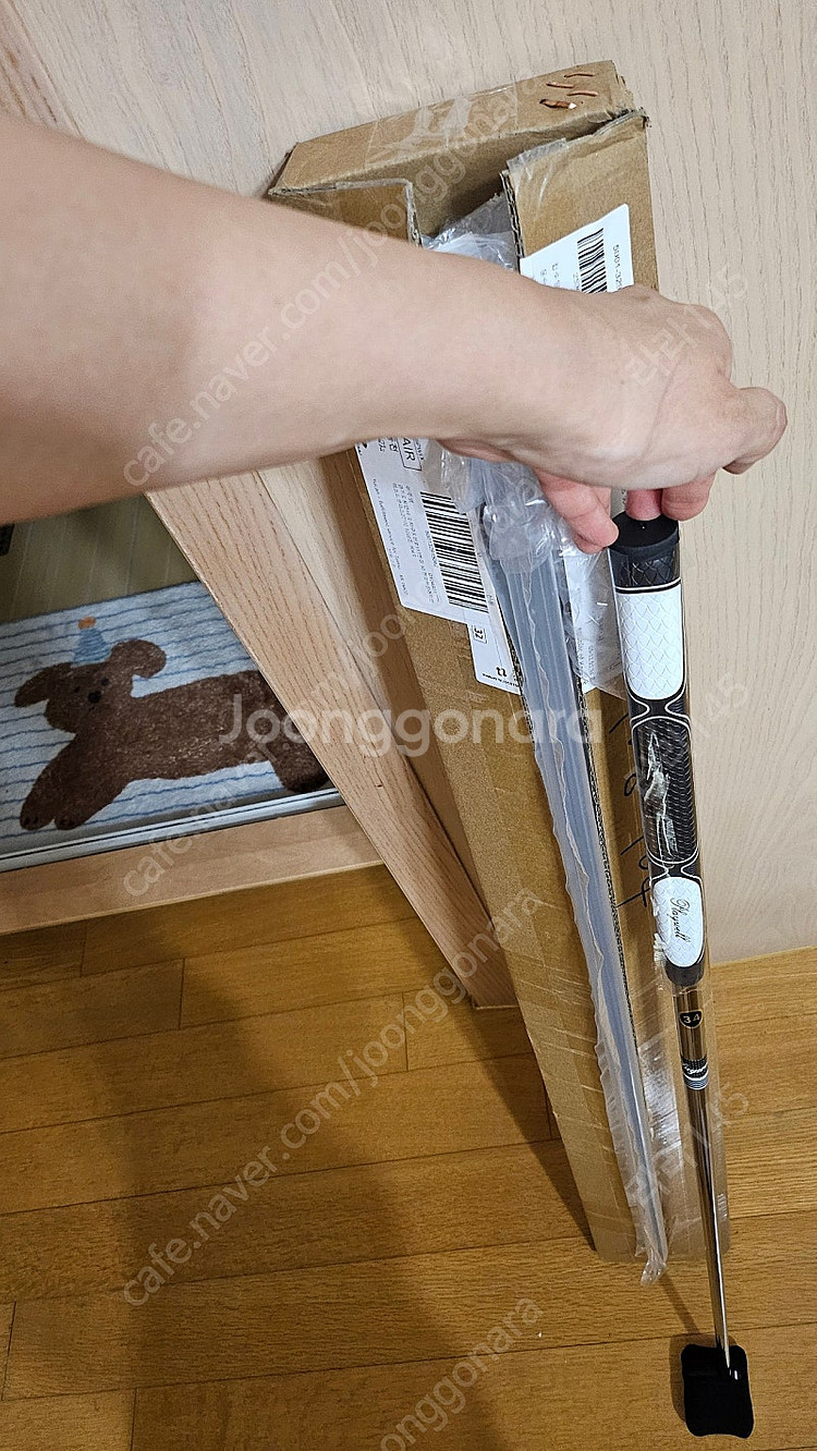 테무 큐브퍼터 골프앙 퍼터 새제품--3