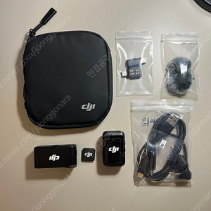 DJI 마이크2 (1 TX + 1 RX) 풀박 판매합니다