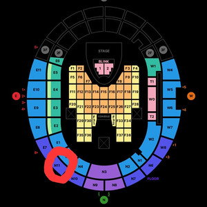 블랙핑크 콘서트 7/5 (토) A석 3층 - 2장 연석