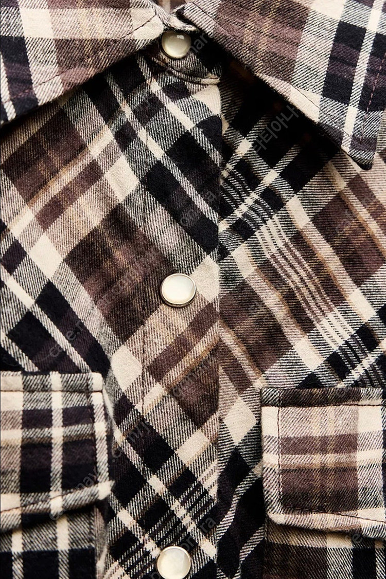 zara 자라 체크 셔츠 스타일 원피스 109900-49900 택있는 새상품--9