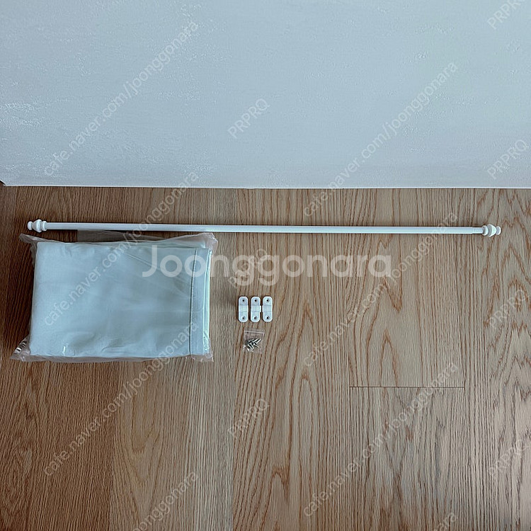 까르데코 디망쉬 작은창용 암막커튼 민트 2장, 커튼봉 ...--3