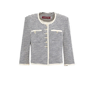 카디널레드 스트라이프 가디건 자켓 네이비 M사이즈 Stripe cardigan jacket navy