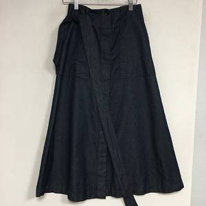 마시모두띠 데님 랩 스커트 34