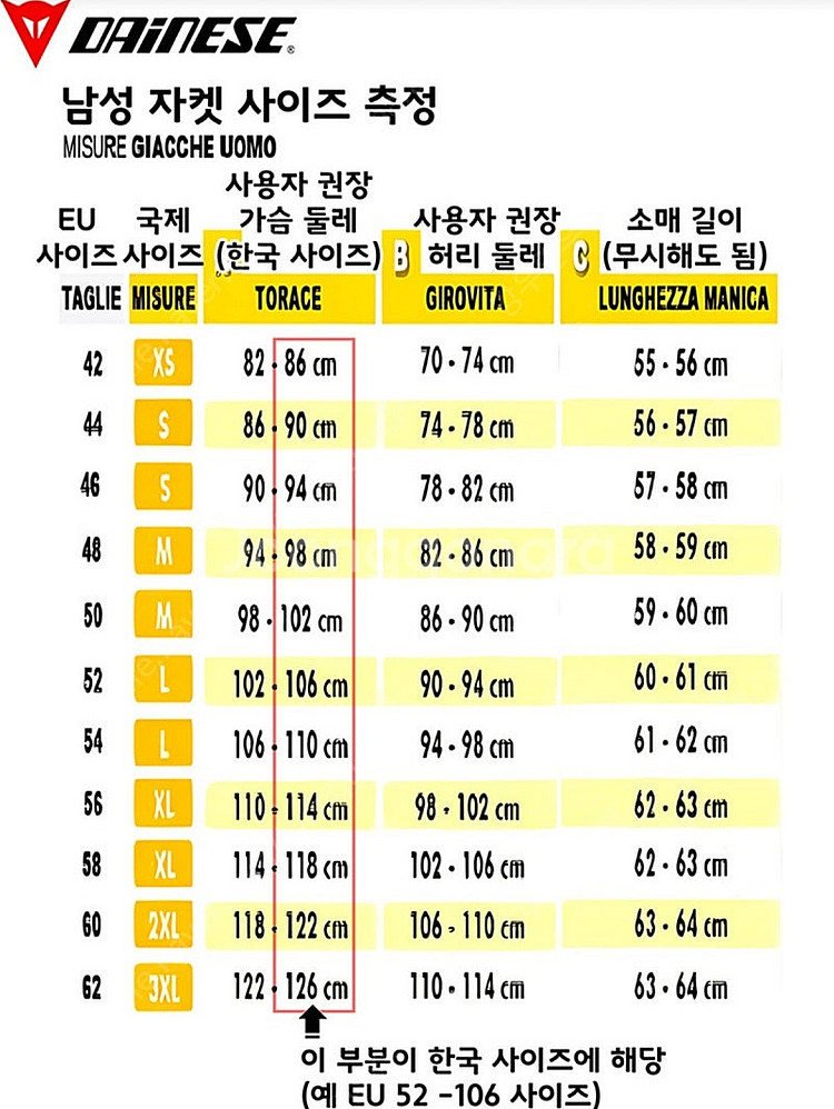 다이네즈 D1 에어프레임 D1 텍스자켓 52사이즈--8