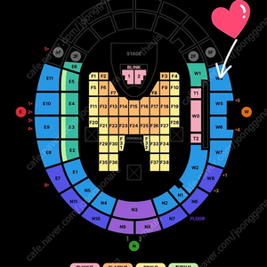 블랙핑크 콘서트 막콘 연석 w4구역 최저가