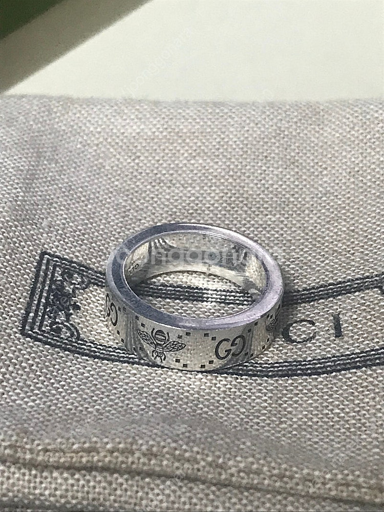 구찌 GG bee Silver Ring 12호--1
