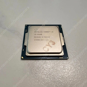 (울산) 인텔 i3 6100 cpu 팝니다.