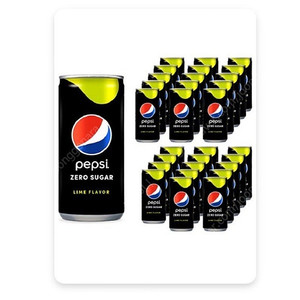 펩시 제로슈거 라임향 210ml 30개