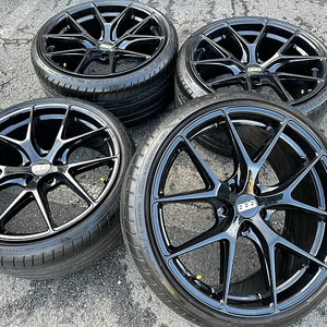 사제 BBS 20인치 CIR 스타일 블랙유광 휠타이어 PCD 112 벤츠 BMW 아우디