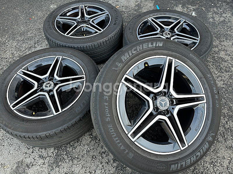 벤츠 20인치 GLE AMG 정품 휠타이어 세트 팔아요...--0