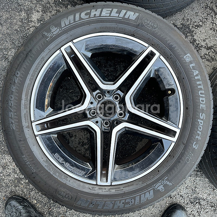 벤츠 20인치 GLE AMG 정품 휠타이어 세트 팔아요...--3