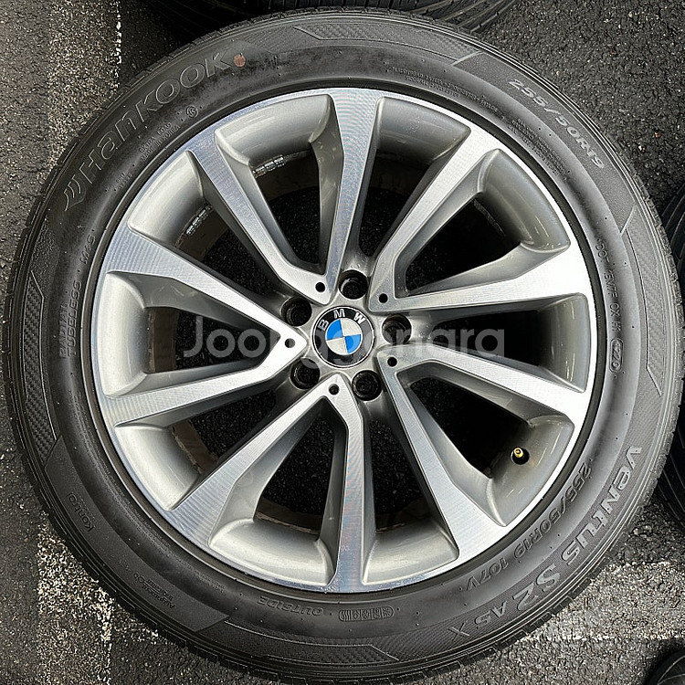 BMW X5 X6 19인치 중고 휠타이어 세트 팔아요 ...--3