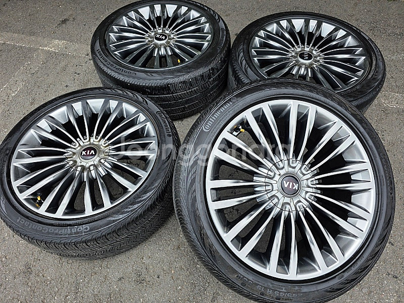 더 K9 19인치 순정 휠타이어 세트 팔아요--0