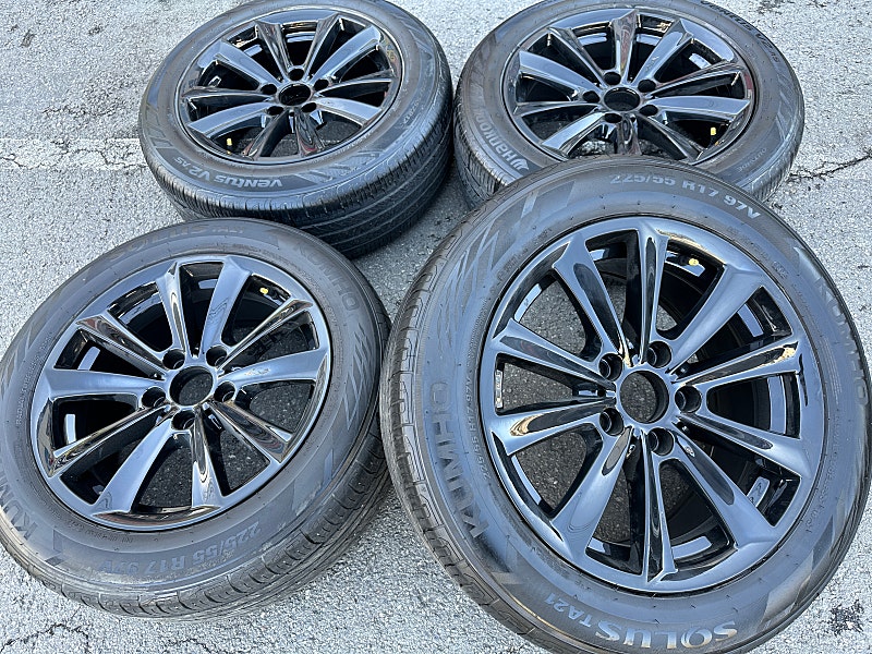 BMW 17인치 5시리즈 F10 520D 정품 휠타이어 225 55 17