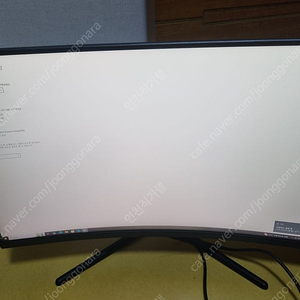 인천 한성 32인치 커브드 4k모니터 tfx32u06v 15만