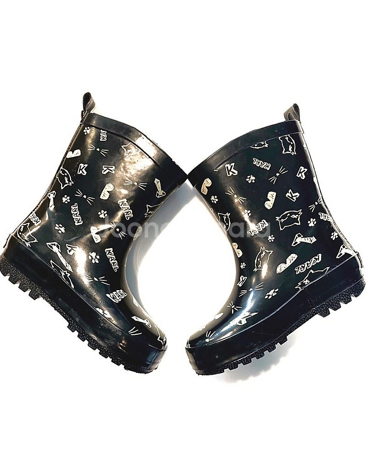 칼 라거펠트 키즈 레인부츠 장화 25 ( 17cm )새...--0