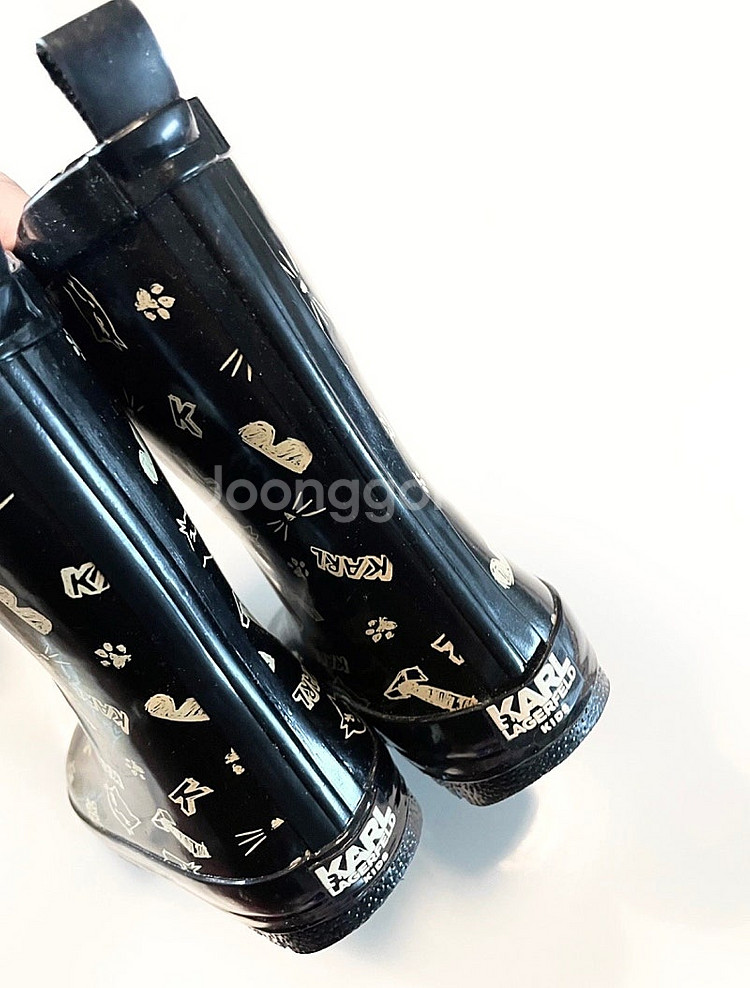 칼 라거펠트 키즈 레인부츠 장화 25 ( 17cm )새...--1