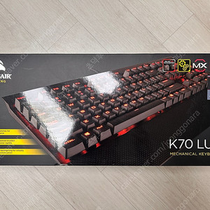 커세어 K70 LUX 기계식 키보드 팝니다.