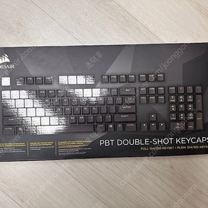 커세어 PBT 더블샷 키캡 풀세트 팝니다. (미사용)