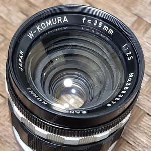 올드렌즈 w-komura 35mm f2.5 (sr/md 마운트)