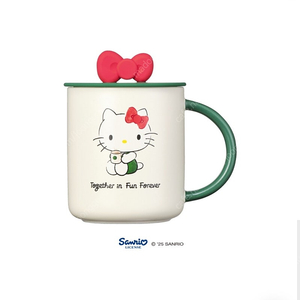 ((택포))스타벅스 헬로키티 세라믹 머그 리본리드 머그컵 키티 kitty