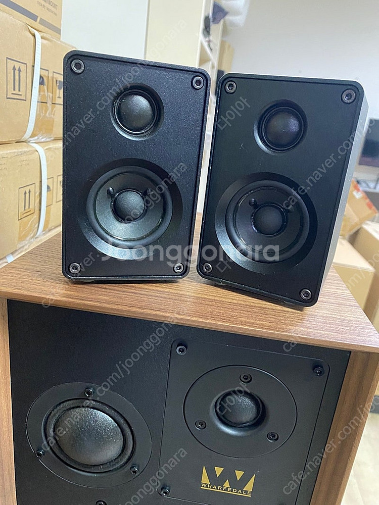 BRZHiFi 알루미늄 미니 패시브 스피커 미니 북쉘프...--0