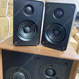 BRZHiFi 알루미늄 미니 패시브 스피커 미니 북쉘프스피커