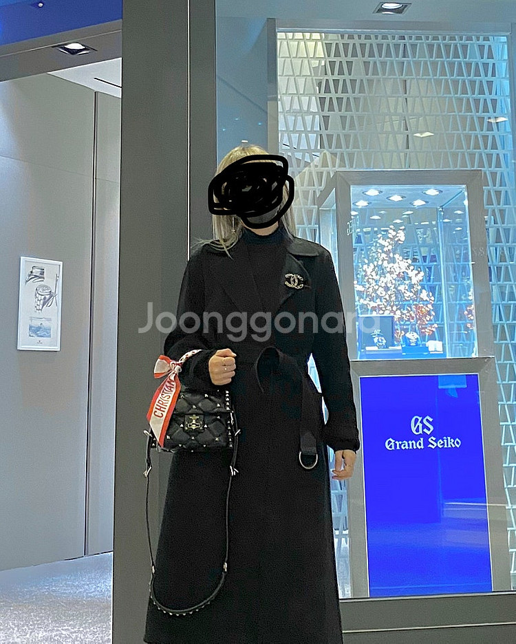 샤넬 반반 브로치 풀박스--5