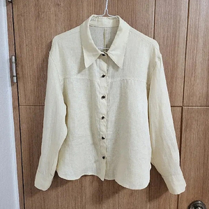 (55)여성 엣지 스트링 린넨 셔츠