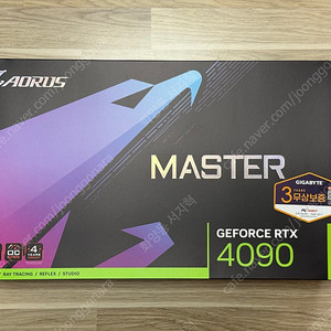 GIGABYTE AORUS Master 지포스 RTX 4090 D6X 24GB 피씨디렉트