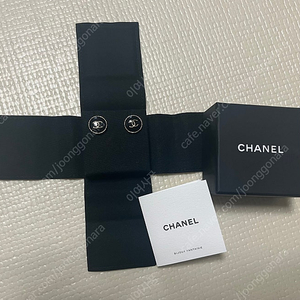 샤넬 블랙 귀걸이