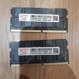 노트북 램 ddr4 17000 2133p 32GB