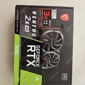 그래픽카드 MSI 지포스 RTX3050 벤투스 (미개봉)