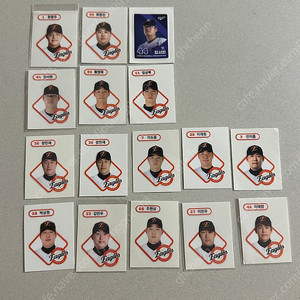 KBO 띠부실 크보빵 띠부씰 스티커 한화