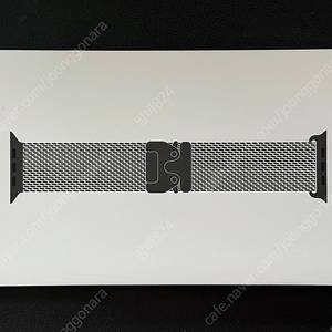[APPLE] 애플워치 정품 티타늄 밀레니즈루프 44/45/46/49mm, Medium, 블랙 단순개봉 새제품