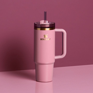 새상품)스탠리 텀블러 한정판 크림문 앤티크 엔티크 핑크887ml